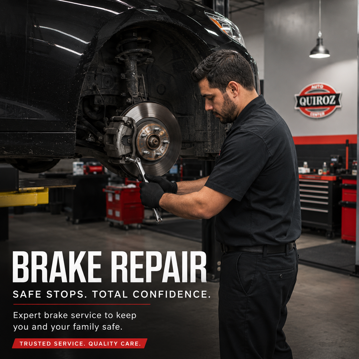 Quiroz Auto Heroes shop technician