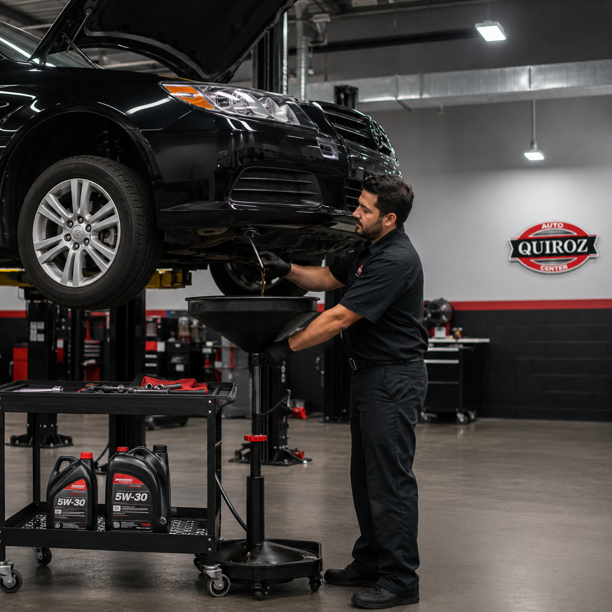Quiroz Auto Heroes shop technician